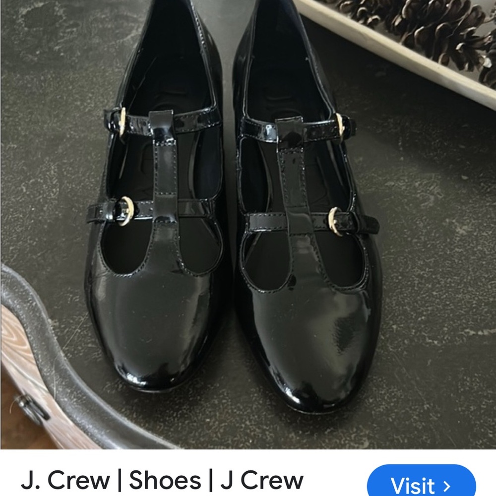J. Crew Women's Glossy Black Loafers